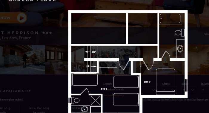 Chalet Herrison, Les Arcs: Plan Peisey ski chalet, image 6